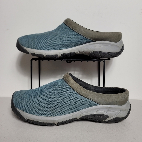 Merrell Shoes - Merrell Womens Mules Slice Sandals Sz 8.5 blue